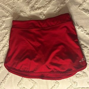 Red Tennis Skirt